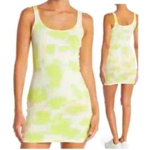 Brand new Abound Green Prairie Tie Dye Mini Tank BodyCon Dress size small
